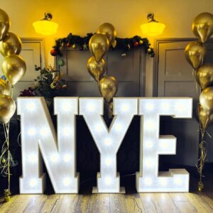 Deluxe 4ft "NYE" LED Marquee Letters